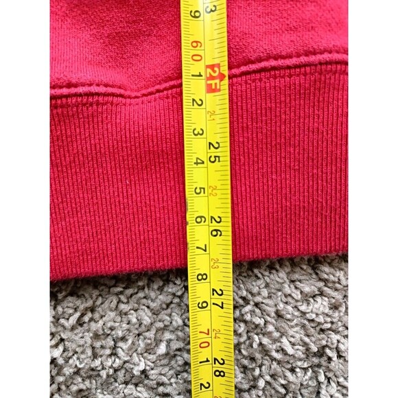 Vintage Tommy Hilfiger Sweatshirt Men's Large Red Short Sleeve - Picture 6 of 6